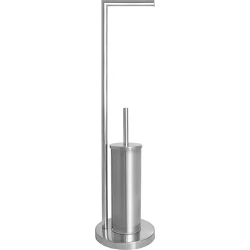 OLSEN SPA WC štětka + držák papíru, pochromovaný kov (KD02071575)