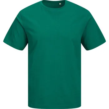 pracovní tričko Jack & Jones Tričko Classic Unisex Tee, těžká bavlna, krátký rukáv, unisex COT427526anx05-alpine gree 2XL Zelená alpine