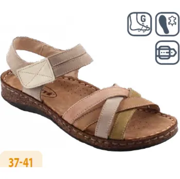 Dámská zdravotní obuv SANTÉ CB/43170 CEMENTO vych. obuv, --- - 38