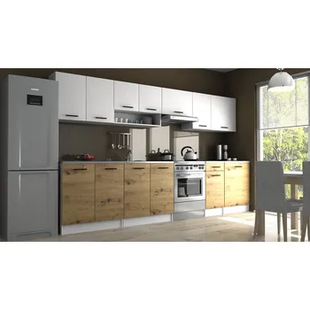 Kuchyňská linka FALCO Kuchyňská linka Luigi II 320/260 bílá/artisan