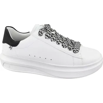 Dámské tenisky RIEKER Dámské bílé kožené tenisky W1201-80-245 Velikost 37