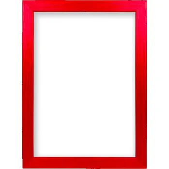 Rám na obraz Fotorámeček Modena Rozměr: 9 x 13 cm, Barva: Červená, Typ zasklení: Sklo
