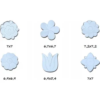 Figurka Sádrové figurky k vlastnímu malování - květiny