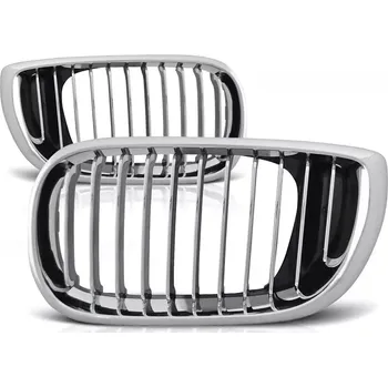 Tuning Přední maska, ledvinky BMW E46 sedan, combi, 2001-2005, chrom (GRBM15)