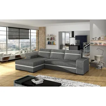 Sedací souprava FALCO Sedací souprava Funny L šedá/EKO bílá