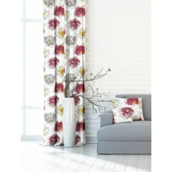 Dekorační látka nebo závěs, Blackout Deko růže 150 cm, zbytek 2 metry červený