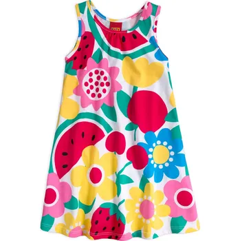 Dívčí šaty Dívčí šaty KYLY FRUITS bílé Velikost: 98