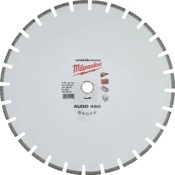 Řezný kotouč MILWAUKEE Diamantový kotouč AUDD, 450 mm