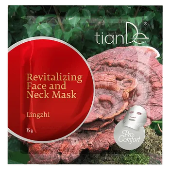 Pleťová maska tianDe Revitalizační maska na obličej a krk Lingzhi, 35g