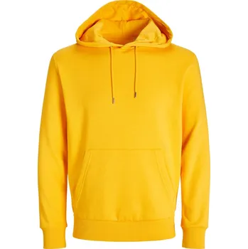 pracovní mikina Jack & Jones Mikina s kapucí Classic Hood, unisex COT423902ao913-spectra yel 3XL Žlutá spectra