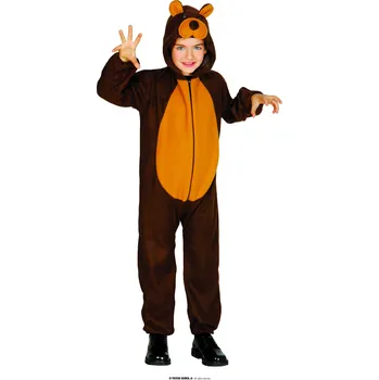 Karnevalový kostým Fiestas Guirca Dětský kostým medvěd hnědý S