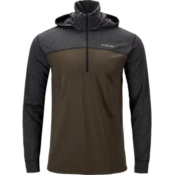 Pánská mikina Aclima Pánská funkční mikina s kapucí LightWool 180 Hoodie M's Barva: military, Velikost: XL