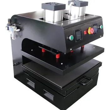 Kompresor Pneumatický termolis PRIME FZLCB5-2 40 x 50 cm s výsuvnou pracovní plochou a horní a spodní topnou deskou