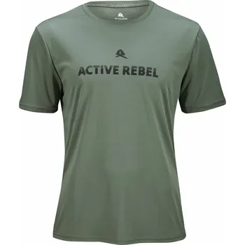 Pánské tričko Active Rebel ACTIVE REBEL Laslo Pán.tričko, hrudní potisk 100% PES - 0 - olivová - M