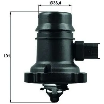 Motor automobilu Termostat, chladivo MAHLE TM 37 103