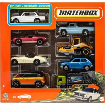Mattel Matchbox™ Sada 8 angličáků 1969 BMW 2002