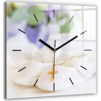 Hodiny Nástěnné hodiny SacroArte bílé 60 cm