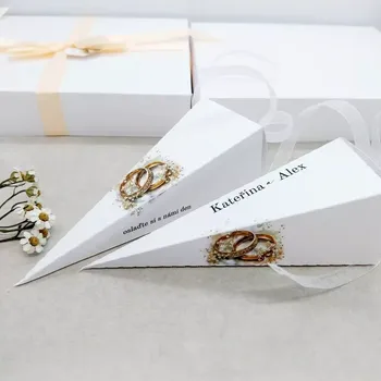 Dárková krabička Dárková krabička Triangle na dárek pro hosty