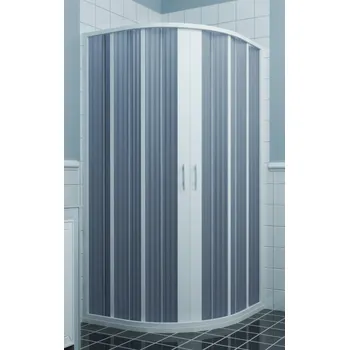 FORTE Sprchová zástěna FLEX - LUNA NEW, Rozměr A - 90 cm, Rozměr B - 90 cm, Rozměr C - 185 cm, Typ otevírání - Zavírání do středu (OLBBXF145001)