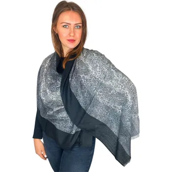 Šála Šál Pašmína - Clarissa - Černá