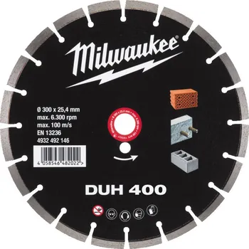Řezný kotouč MILWAUKEE Diamantový kotouč DUH, 400mm