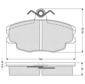 Brzdová destička Sada brzdových destiček STARLINE