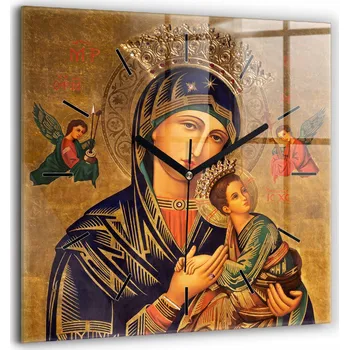 Hodiny Nástěnné hodiny SacroArte žluté 60 cm