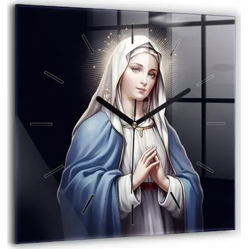 Hodiny Nástěnné hodiny SacroArte černé 60 cm