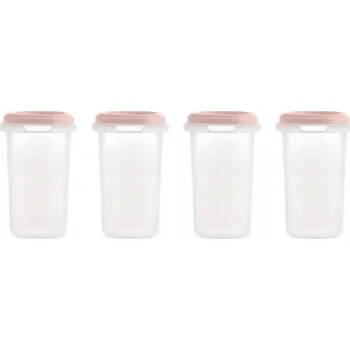 Dóza na potraviny HERMETICKÉ NÁDOBY NA POTRAVINY DOLCE 4X330 ML - BONBONOVÉ BARVY