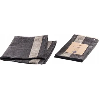 RENTO Saunová podložka 60x50cm (černá/len)