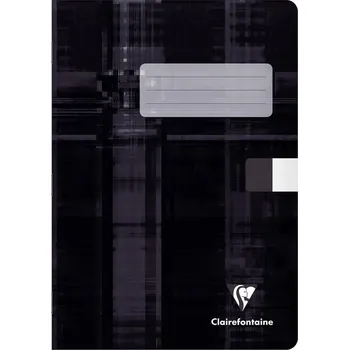 Sešit Školní sešit Clairefontaine, A5, 520 - 20 listů, čistý, Barva černá