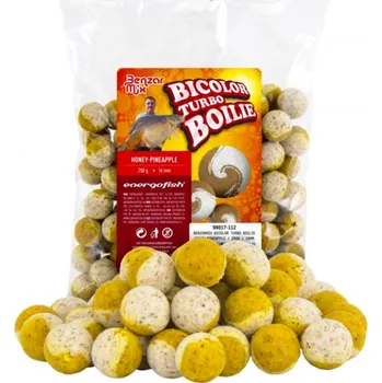 Boilies Benzar Mix Turbo Bicolor Boilies 250g Průměr: 20mm, Příchuť: Med/Ananas