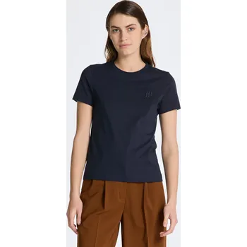Dámské tričko TRIČKO GANT REG TONAL SHIELD SS T-SHIRT EVENING BLUE