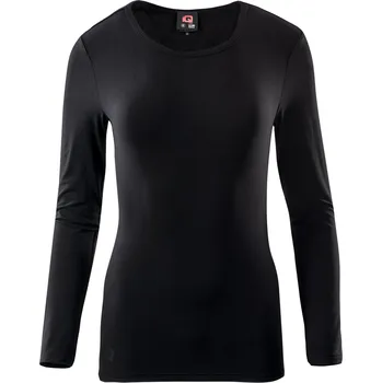 Dámské tričko Dámské Tričko s dlouhým rukávem IQ CROSS THE LINE MILKY WMNS LS 72940-BLACK – Černá XL