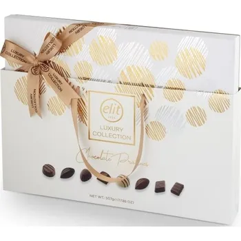 Elit Luxury Collection 507 g bílá Bonboniéra Elit Luxury Collection 507 g bílá