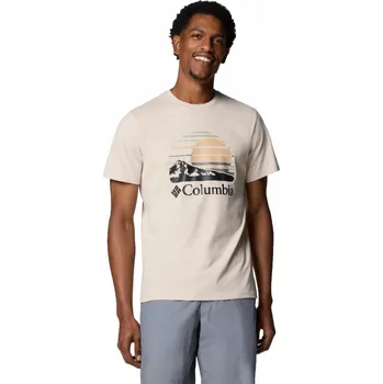 Pánské tričko Columbia Pán.tričko Path Lake Graphic 100% orig. bavlna - 0 - hnědá - XL