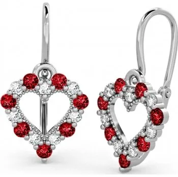 Náušnice Couple, Dětské náušničky Sweetie, bílé zlato a zirkony, Brizura dětská, 585-66-3-0356.1B00.0.00.104.14