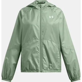 Dívčí bunda Dívčí bunda Under Armour Sport Windbreaker Jkt Under Armour světle zelená 3275977