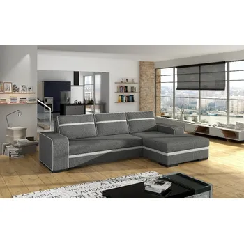 Obývací pokoj FALCO Sedací souprava Funny P šedá/EKO bílá