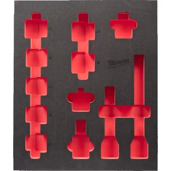 MILWAUKEE Prázdná pěnová vložka pro 3/4" nástrčné klíče