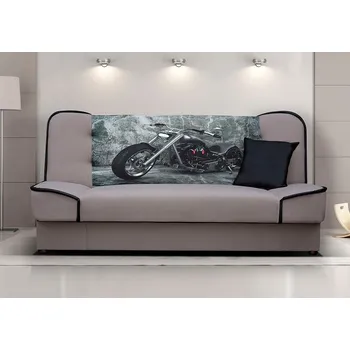 Pohovka FALCO Pohovka Rallye šedá/motorka A