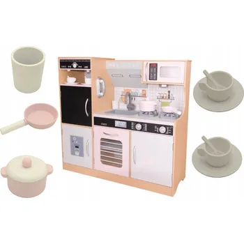 Dětská kuchyňka Dřevěná kuchyňka Enero Toys 87x30x83,5 cm
