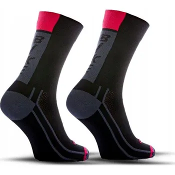 Pánské ponožky PONOŽKY CYKLISTICKÉ expansive BIKE LONG stabilizační dlouhé na kolo 43-46