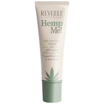 Péče o oční okolí Revuele Hemp Me! oční krém s bambuckým máslem a olejem ze sladkých mandlí, 35 ml