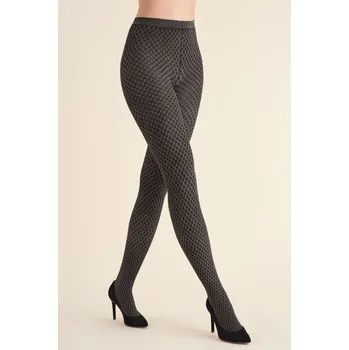 Dámské punčochy Punčochové kalhoty Abril 60 DEN šedo-černé L