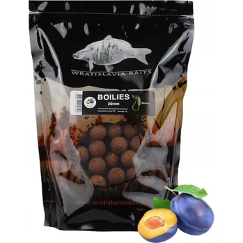 Boilies WRATISLAVIA BAITS boilies Natural ŠVESTKA 1kg 15mm