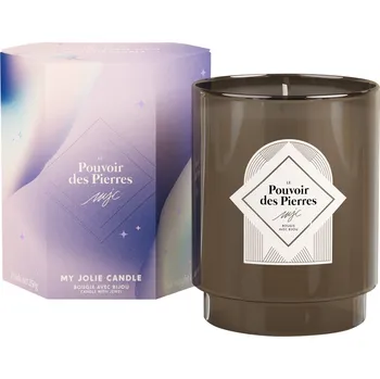 Svíčka My Jolie Candle Vonná svíčka 50h náhrdelník s perletí Le Pouvoir De Pierress Modrý Květ 323024 + 2 měsíce na vrácení zboží