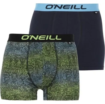 Pánské boxerky O'Neill BOXERSHORTS 2-PACK S Zelená, Tmavě modrá, Černá