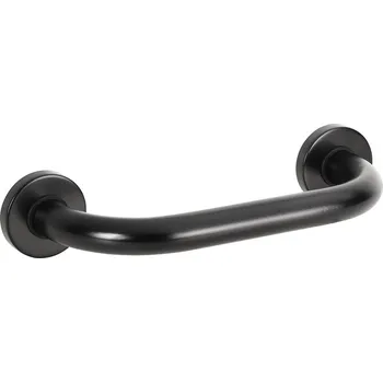 Madlo do koupelny SAPHO HANDICAP madlo rovné 300mm, černá mat (XH507B)