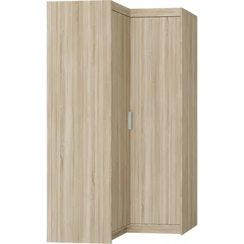 Šatní skříň ArtLemp Rohová šatní skříň ELLEN 2D | dub sonoma